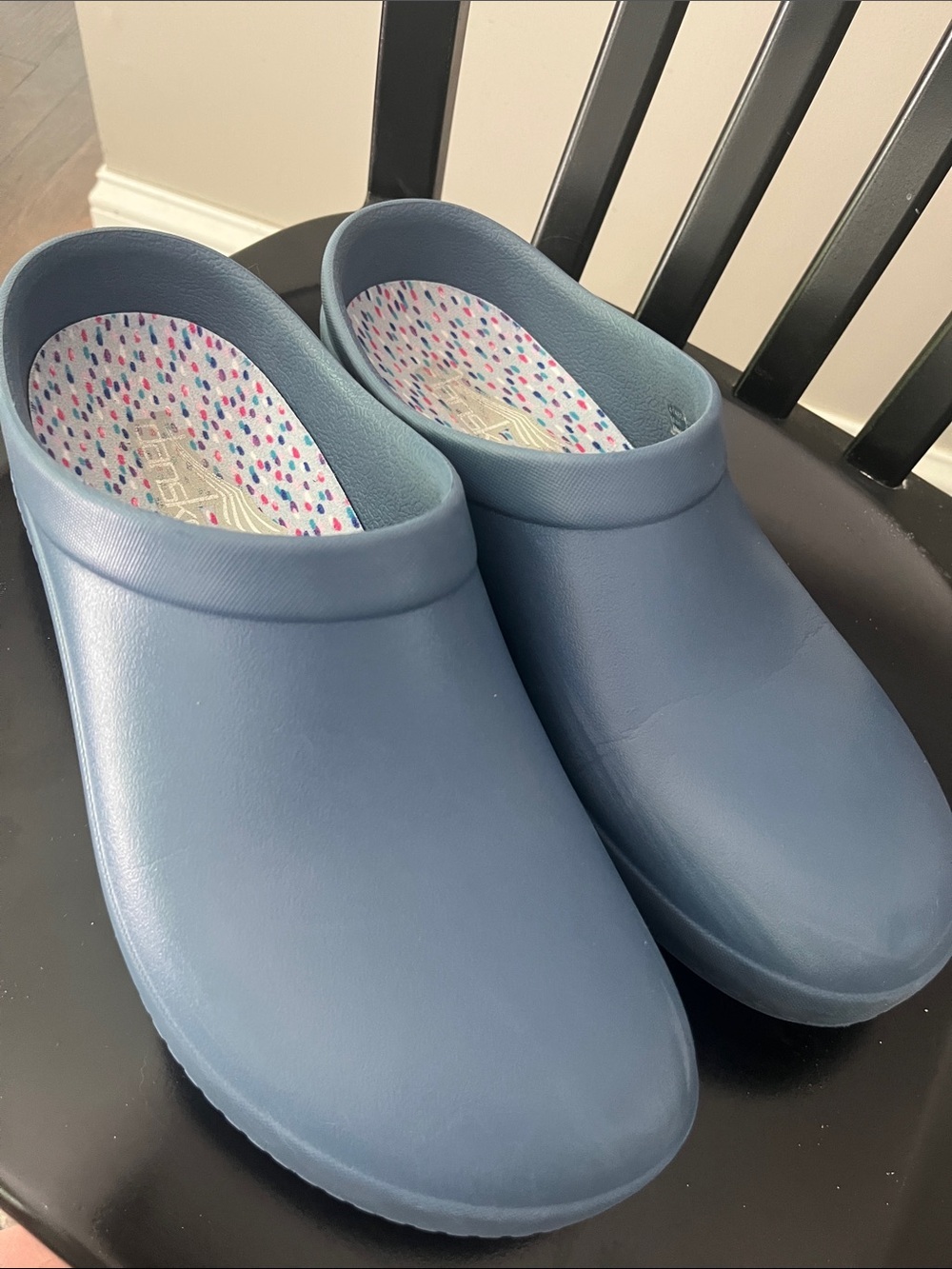 Dansko Kaci Occupational Women’s Blue Slip-On Clogs Slip Resistant Sz 42